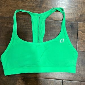 Lorna Jane sports bra size small in green